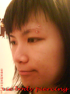 Eyebrow piercing