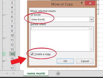 Menduplikat atau Menyalin Sheet di Microsoft Office Excel 2013