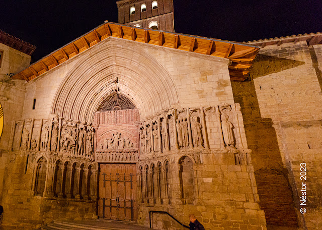 Logroño. Portada Iglesia de San Bartolomé