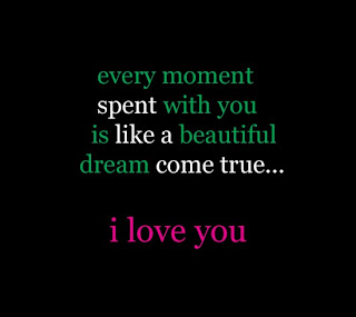 every moment like sweet dream Love Quote and Saying