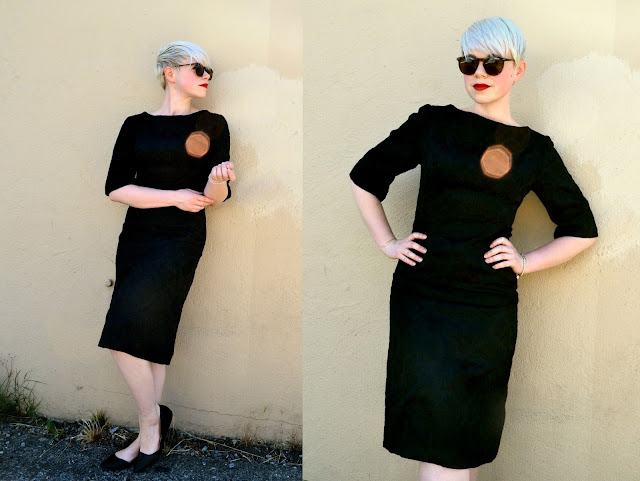 vintage, etsy, lbd, damask, 1960s fashion