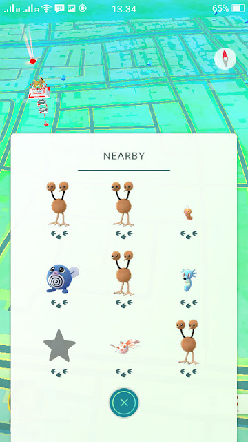 nearby pokemon go