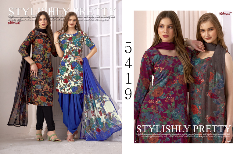 Vaishali Fashions 5401 Series Pant Style Dress Material Catalog Lowest Price