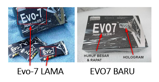 EVO7 SUPPLEMENT, UBAT EVO7 ORIGINAL,TANDA MATI PUCUK