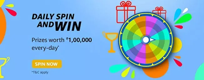 Amazon Daily Spin and Win