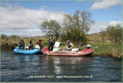 Limpiaron el Río Chimehuín.-