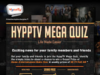 HyppTV Mega Quiz for 3D TV Full HD Prize