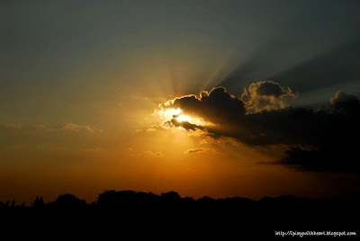 Sunset at Prambanan