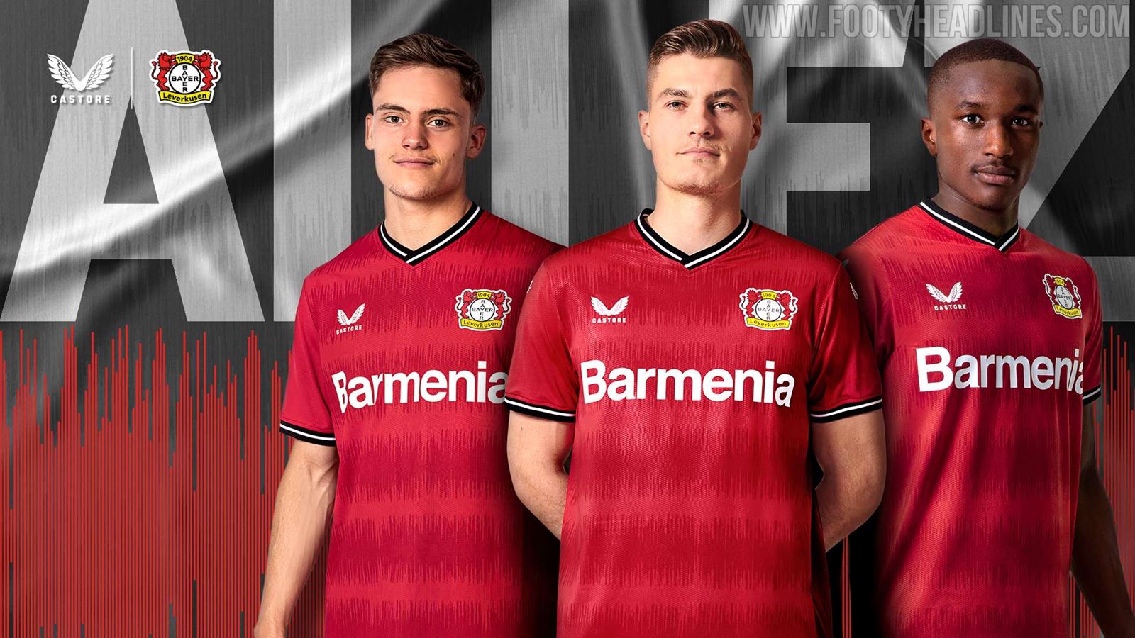 No More Jako - Castore Bayer 22-23 Home Kit Released - Footy Headlines