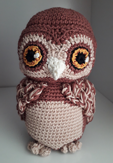 Coruja Buraqueira Corujinha Amigurumi Crochê