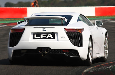 2011 Lexus LFA Rear View