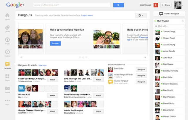 Google+ New Look