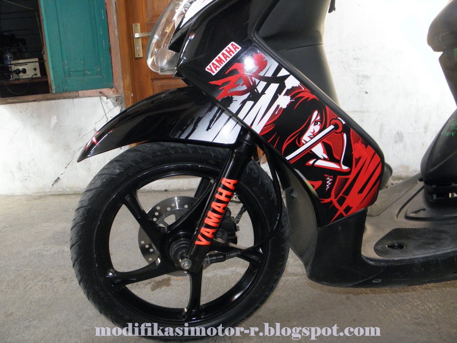 Mio Soul ZX MODIFIKASI MIO SOUL SAMURAI MERAH