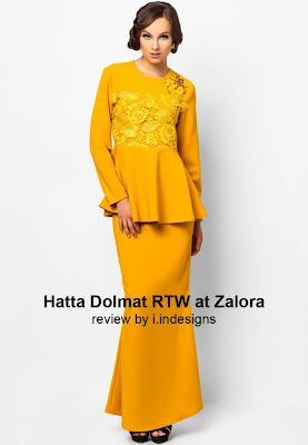 design baju raya 2013 hatta dolmat at zalora