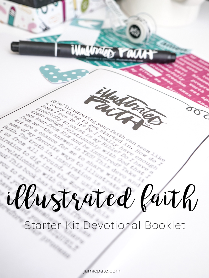 Illustrated Faith Starter Kit ~ Devotional Booklet Tour by Jamie Pate  | @jamiepate for @bellablvd