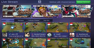 Cara Live Streaming di Mobile Legends