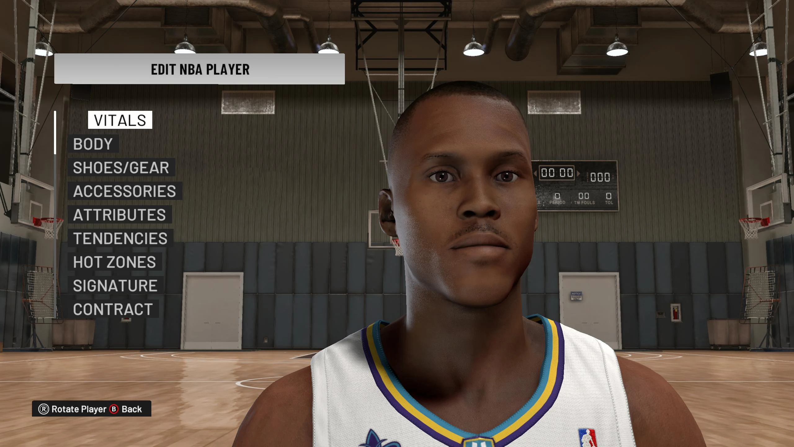 NBA 2K22 PJ Brown Cyberface Converted from 2K20