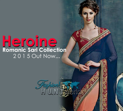 Heroine Romantic Saree Collection 2015