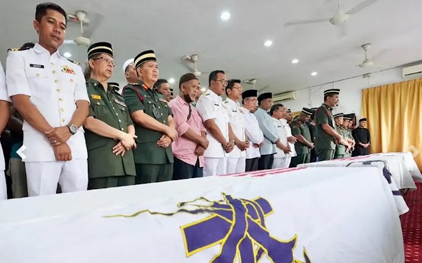 8 mangsa helikopter TLDM terhempas selamat dikebumikan