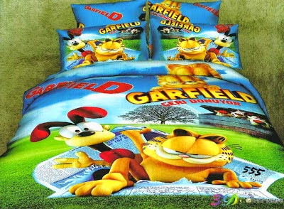 Sprei Jepang Anak Motif Garfield