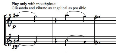 clarinet duet excerpt