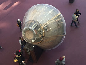 apollo 11 capsule from above