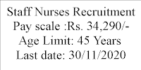 Staff Nurses Recruitment- 34,000 Salary