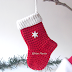 Crochet Christmas Stocking Ornament Pattern