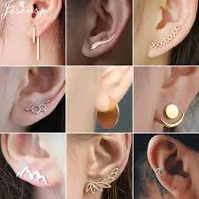 Girls Earrings Designs Images - Girls Gold, Stone Earrings New Designs Images, Pictures - kaner dul - NeotericIT.com