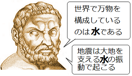 万物の根源は水である（タレス）