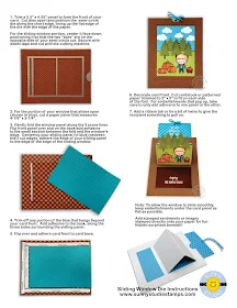 Sunny Studio Stamps: Instructions for Sliding Window Pop-Up Dies