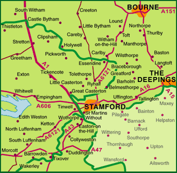 mapa stamford