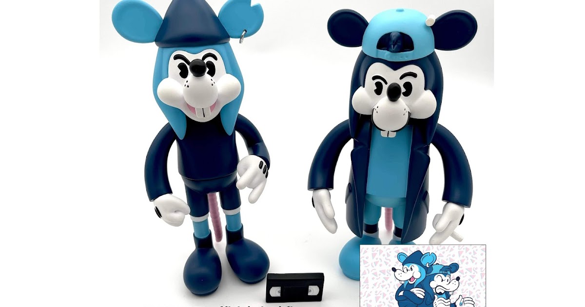 NYCC 2022 Exclusive MallRats Tenacious Blue Edition Vinyl Figures by  Chogrin x Tenacious Toys x UVD Toys - The Blot Says