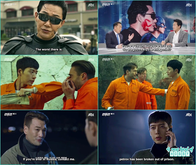  the worst there is dialogue become viral in korea and on the other hand seol woo rescue petrov from prison  - Man To Man: Episode 1 korean drama