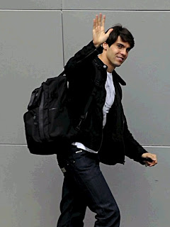 Ricardo Kaka leaving the Santiago Bernabeu