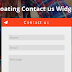 Cara Memasang Widget Contact Us Floating Melayang di Blogger