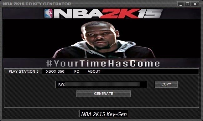 NBA 2K15 Key Generator 