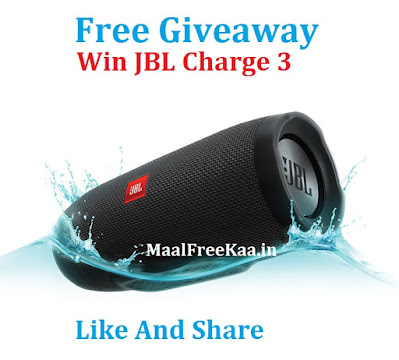 Free Giveaway Win JBL Charge 3