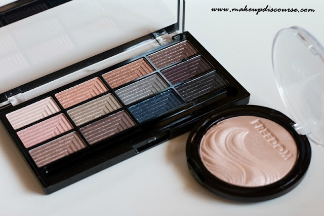 Freedom Makeup London in India | Freedom Makeup London Romance and Jewels Eyeshadow Palette & Brighten Pro Highlight