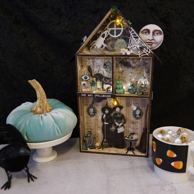 The Witches Cottage: A Tim Holtz Halloween Mixed Media Make