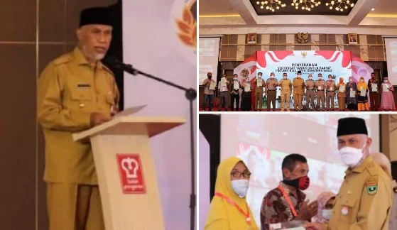 Gubernur Sumbar Mahyeldi: Sosialisasi Program PTSL dari Kementerian ATR/BPN Perlu Dukungan Seluruh Pihak.