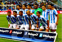 MÁLAGA C. F. - Málaga, España - Temporada 2015-16 - Angeleri, Recio, Miguel Torres, Kameni, Charles y Weligton; Duda, Juan Carlos, Tissone, Amrabat y Rosales - MÁLAGA C. F. 2 (Charles y Fornals) GRANADA C. F. 2 (El Arabi y Rochina) - 28/11/2015 - Liga de 1ª División, jornada 13 - Málaga, estadio de La Rosaleda