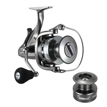 Bobing Coonor TS 4000/6000 Spinning Fishing Reel Doule Unloading Speed Spools Saltwater Pesca Wheel 