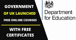 دورات مجانية عبر الإنترنت لقسم التعليم في المملكة المتحدة مع شهادات مجانية