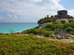 Seaside Mayan ruins in Tulum.