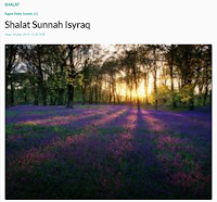 Shalat Sunnah Isyraq - Kajian Islam Tarakan
