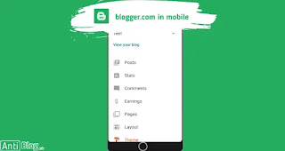 Use blogger.com in mobile