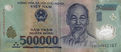 500,000 Dong vietnam banknote