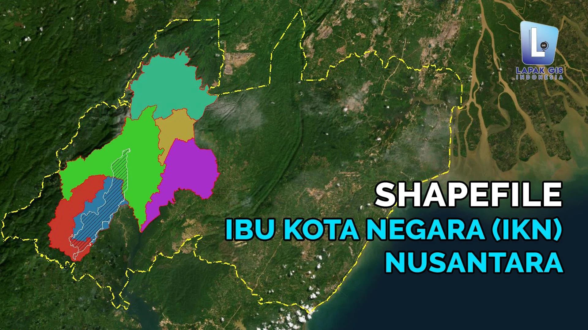 Data Shapefile Batas IKN Nusantara