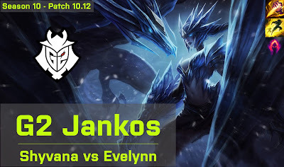 G2 Jankos Shyvana JG vs Evelynn - EUW 10.12